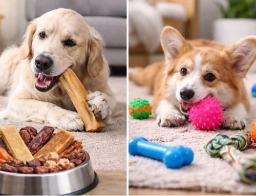 Masticación natural vs juguetes de plástico